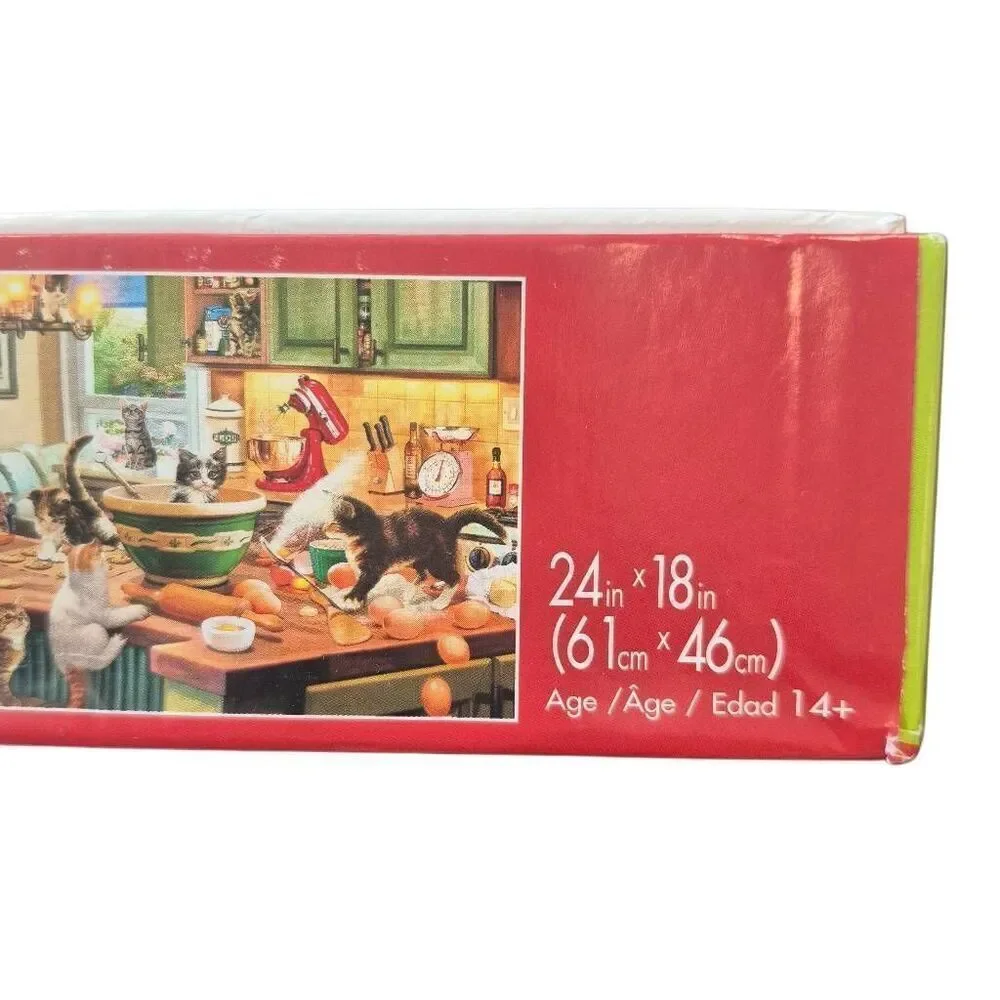 Buffalo Games Cats Kitten Kichen Capers 750 pc Jigsaw Puzzle